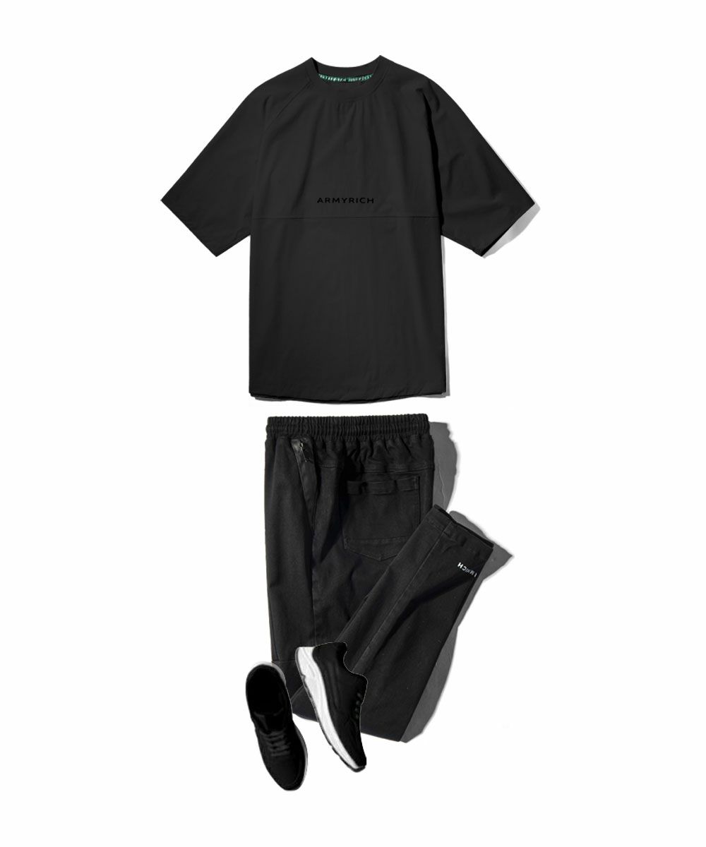 アンクル丈 スキニーパンツ ストレッチ メンズ 足が太い