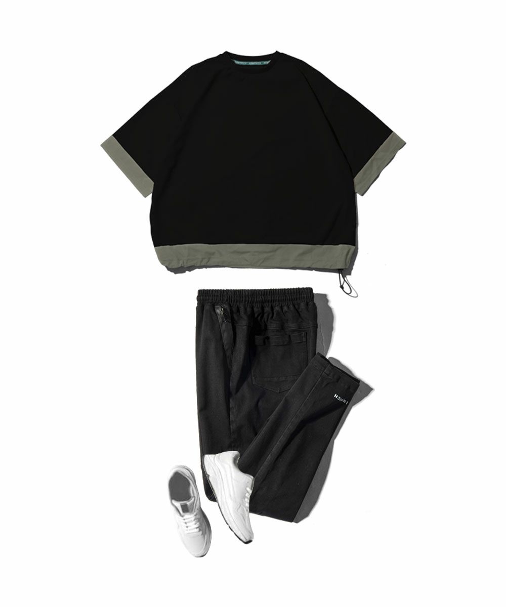 アンクル丈 スキニーパンツ ストレッチ メンズ 足が太い