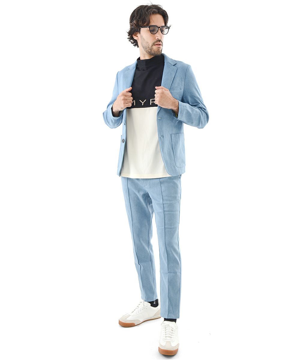 ジャケット スーツ セットアップ メンズ 結婚式 コーディネート