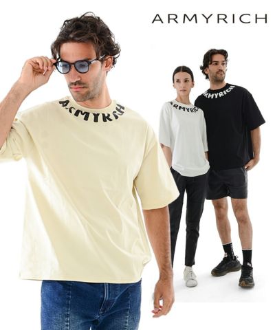 新品ARMYRICH 配色Tee&ショーツ セットアップ　GREIGE-XL Amazon | ARMYRICH アーミーリッチ 半袖Tシャツ＆ハーフパンツ