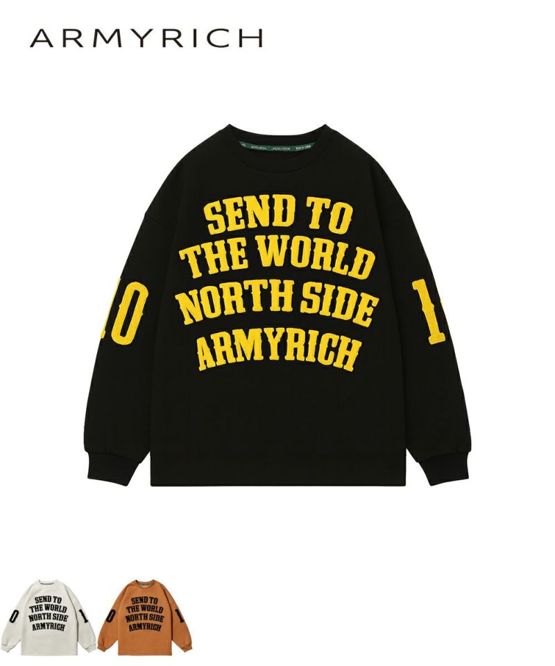 ボンディングサガラ刺繍トレーナー